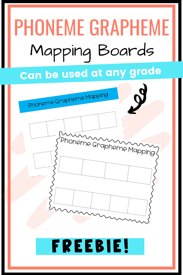 Phoneme Grapheme Mapping Template