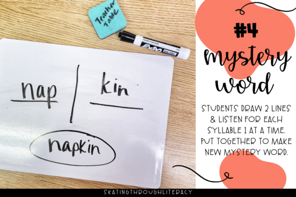 7 Easy Strategies to Teach Two Syllable Words - Skating Through Literacy