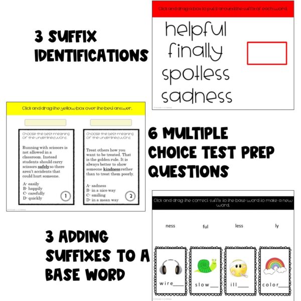 Digital Word Work: Suffixes Part 2- ly, ful, less, & ness - Image 3