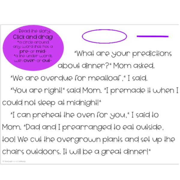 Digital Word Work: Prefixes: pre-, mid-, over-, & out- - Image 4