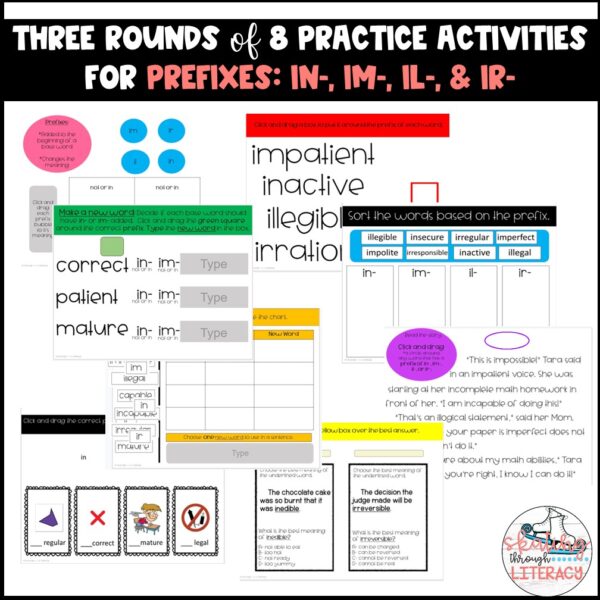 Digital Word Work: Prefixes: in-, im-, il-, & ir- - Image 2
