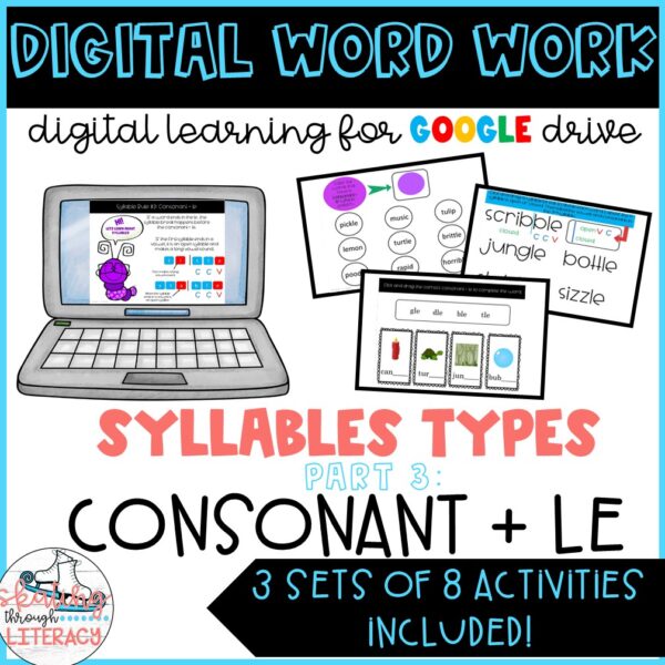 Digital Word Work: Syllable Types- c + le