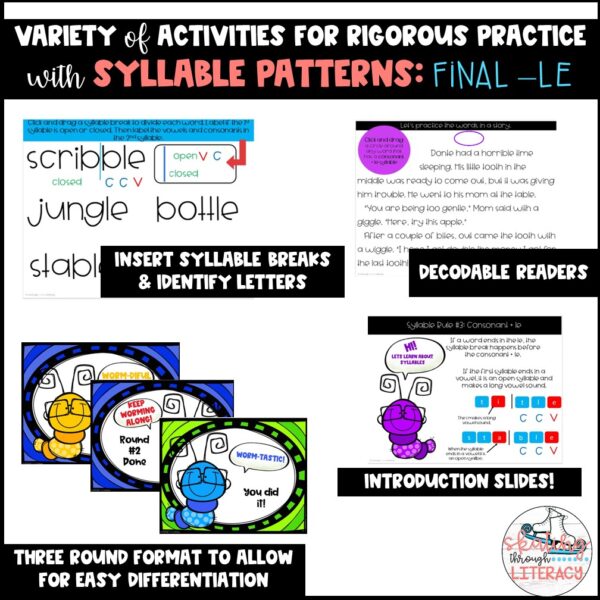 Digital Word Work: Syllable Types- c + le - Image 4